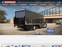 Tablet Screenshot of morgancorp.com